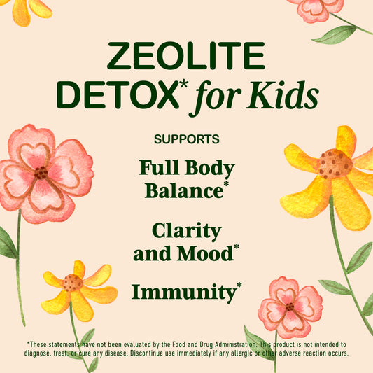 Zeolite Detox for Kids and Adults, 60 ml