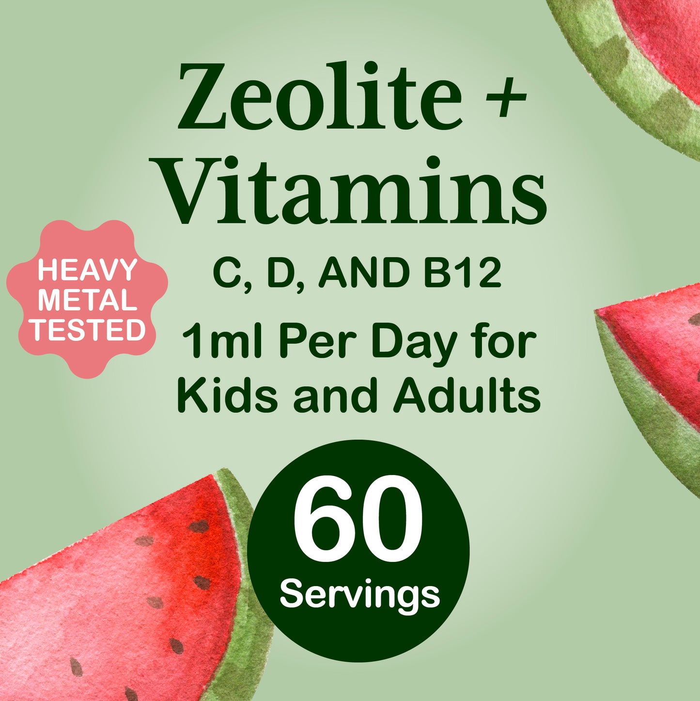 Zeolite Detox for Kids and Adults, 60 ml